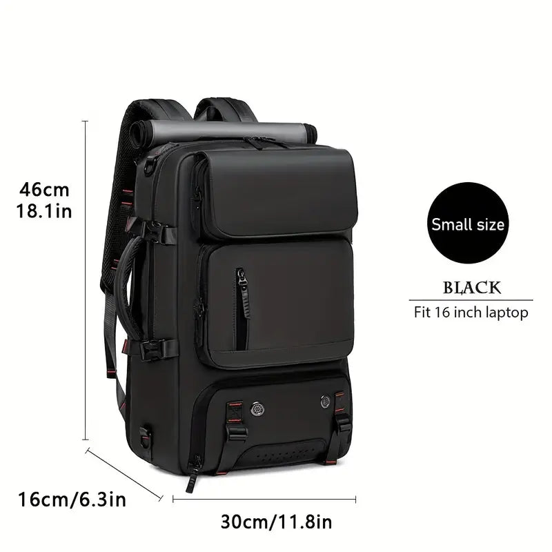 🎒 43.94cm Large Capacity Hiking Backpack – Unisex Travel Bag with USB Charging Port, Padded Straps & Multi-Use Design for Work, Gym, and Getaways 🌍🧳