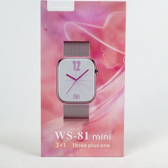 WismeÂ WSÂ 81Â MiniÂ SmartwatchÂ withÂ 3Â Strap