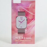 WismeÂ WSÂ 81Â MiniÂ SmartwatchÂ withÂ 3Â Strap