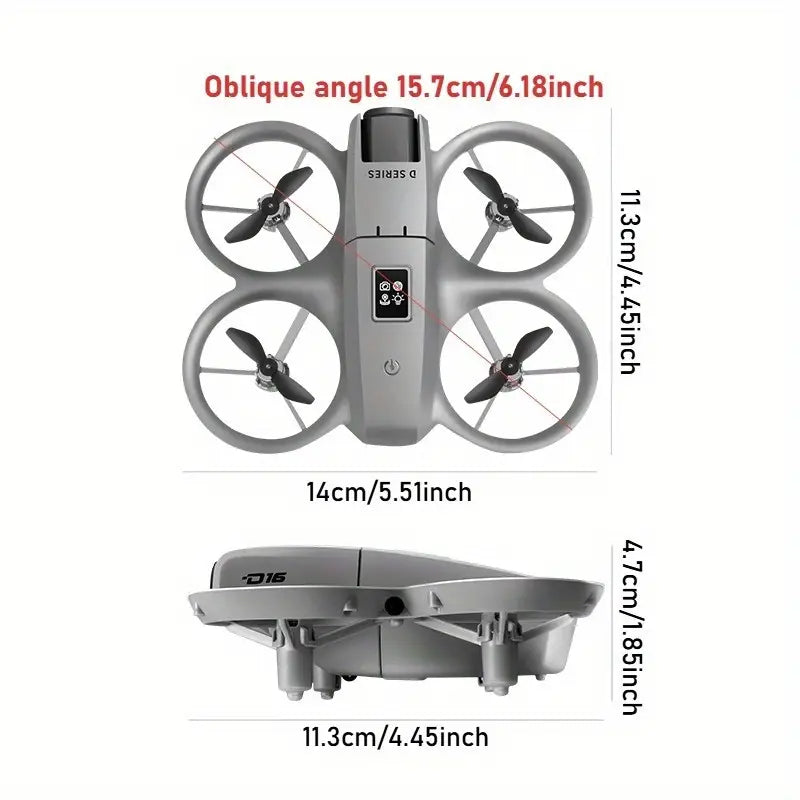 📷✨ 2025 New D16 Dual Camera HD Drone – Fly Smarter, Capture Sharper! 🚁