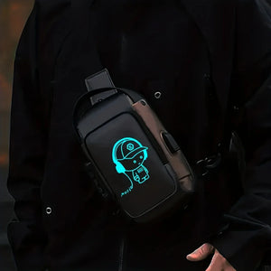 ðŸ§³ Anti-Theft Waterproof Sling Bag with USB Charging Port â€“ Sleek, Secure & Smart Carry for Everyday Life