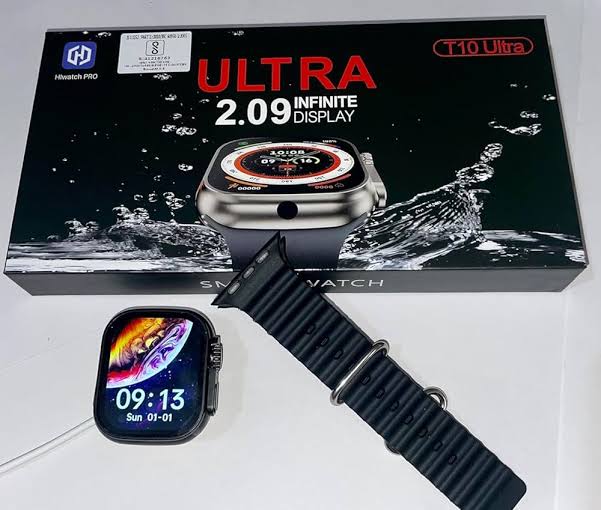⌚ T10 Ultra Smart Watch 2.09” – Big Display, Big Performance, Sleek Style 💼🔥