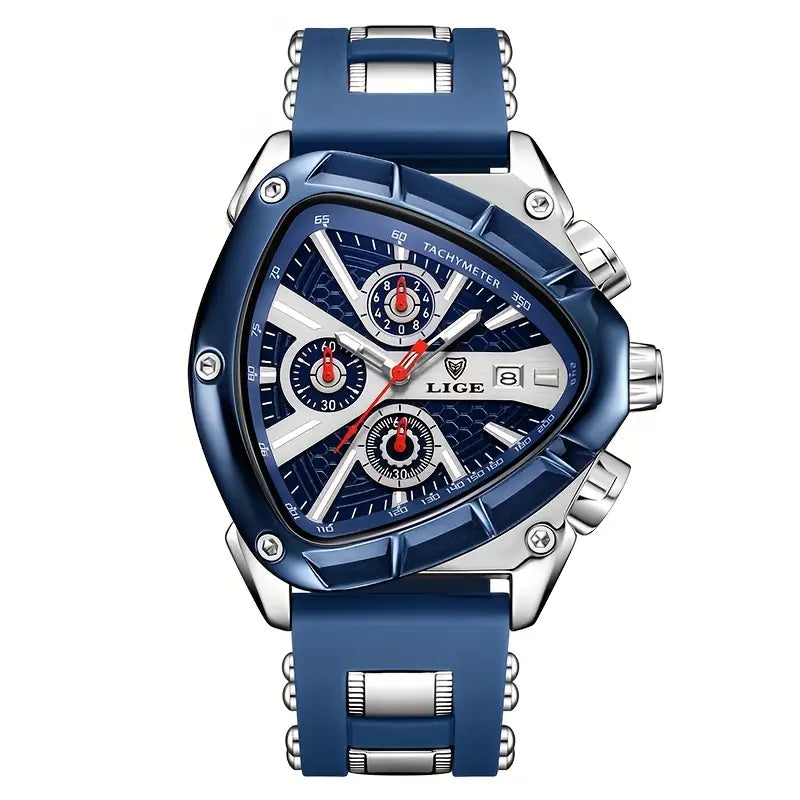 ⌚ LIGE Sport Watch for Men & Women – Stylish Analog Display with Date Calendar & Silicone Strap 💫