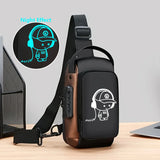 ðŸ§³ Anti-Theft Waterproof Sling Bag with USB Charging Port â€“ Sleek, Secure & Smart Carry for Everyday Life