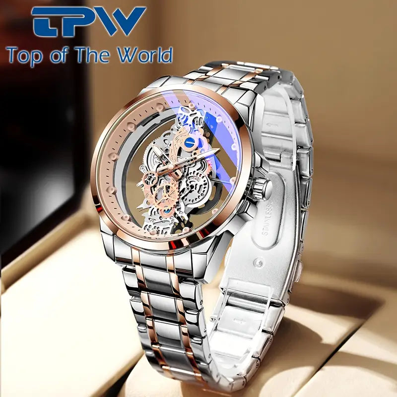 ðŸ•°ï¸ TPW Elegant Men's Quartz Watch â€“ Durable Steel Strap | Timeless Design | Everyday Class ðŸŽ