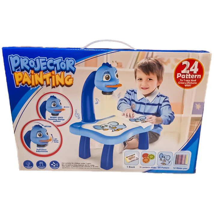ðŸŽ¨ Dino Projector Painting Table for Kids â€“ Fun, Creative & Educational!