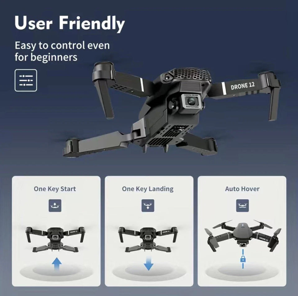 âœˆï¸  E88 & E99 Foldable 4K Dual-Camera Drones with WiFi FPV â€“ Beginner-Friendly Aerial Photography KitðŸš