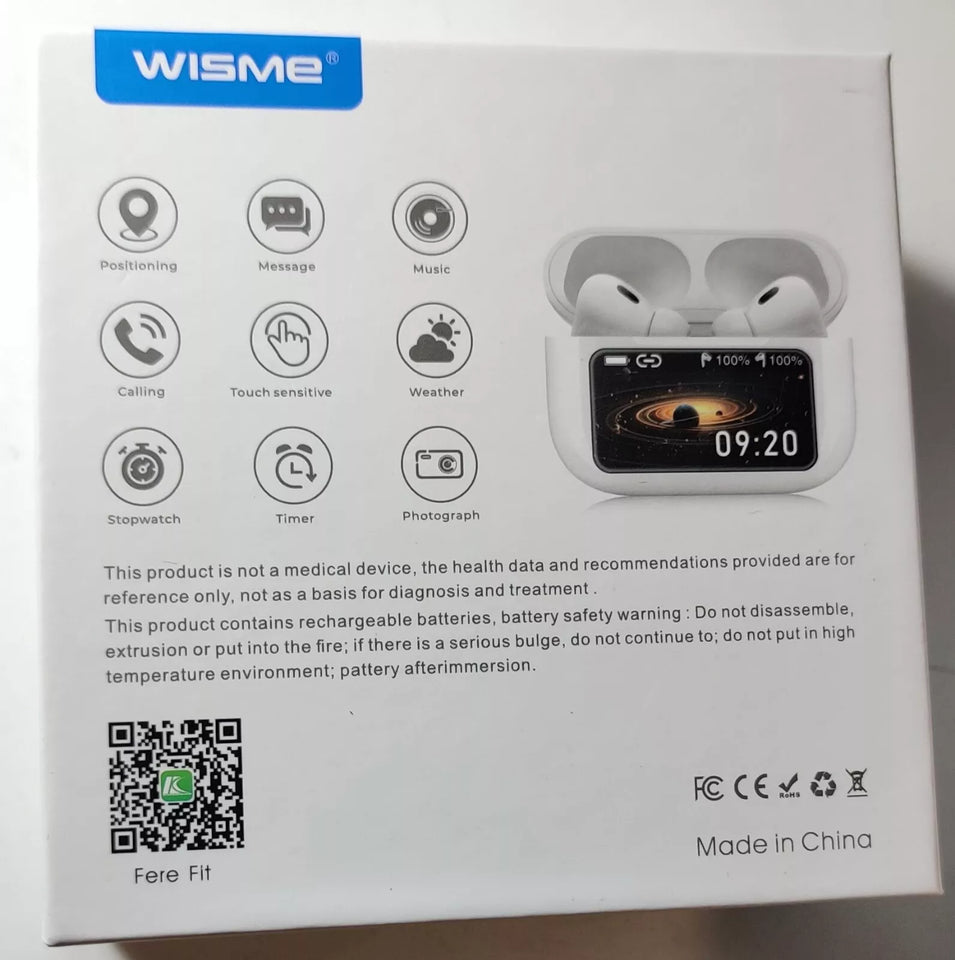 WT 5 AIRBUDS TOUCH SCREEN & LCD DISPLAY